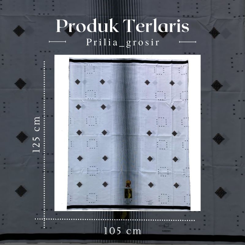 SARUNG HDS PUTIH POLOS BERKUALITAS//SARUNG HDS DEWASA//SARUNG SAMARINDA