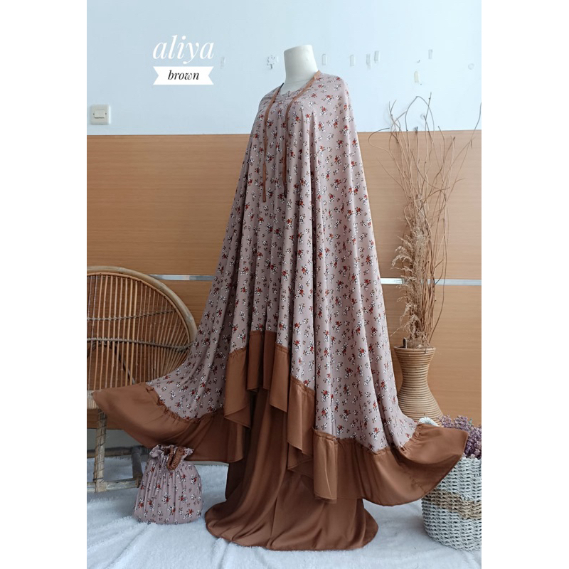 Mukena Aliya Jumbo Rayon Premium