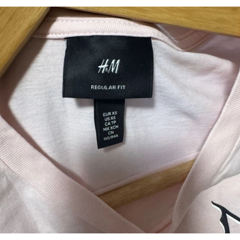 preloved kaos h&m original xs cowo