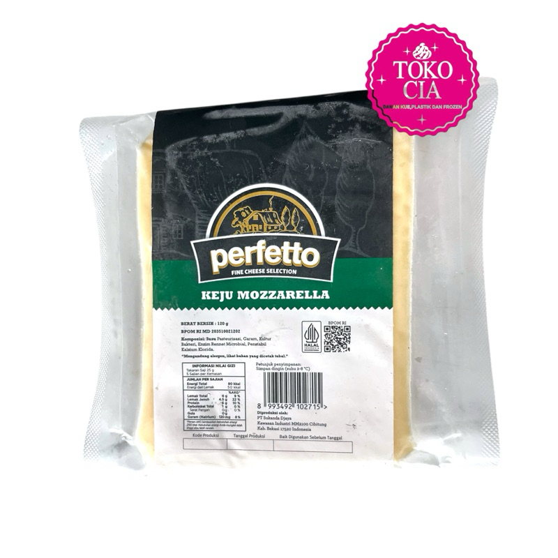 

Keju Mozarella Perfetto 120gr