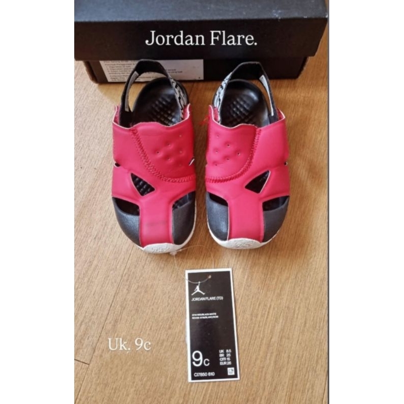 preloved sepatu sandal anak jordan flare