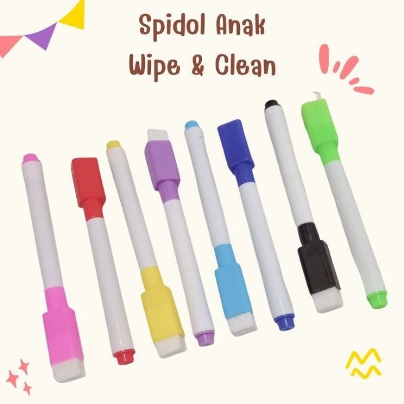 

Spidol Wipe & Clean / Spidol papan bisa dihapus