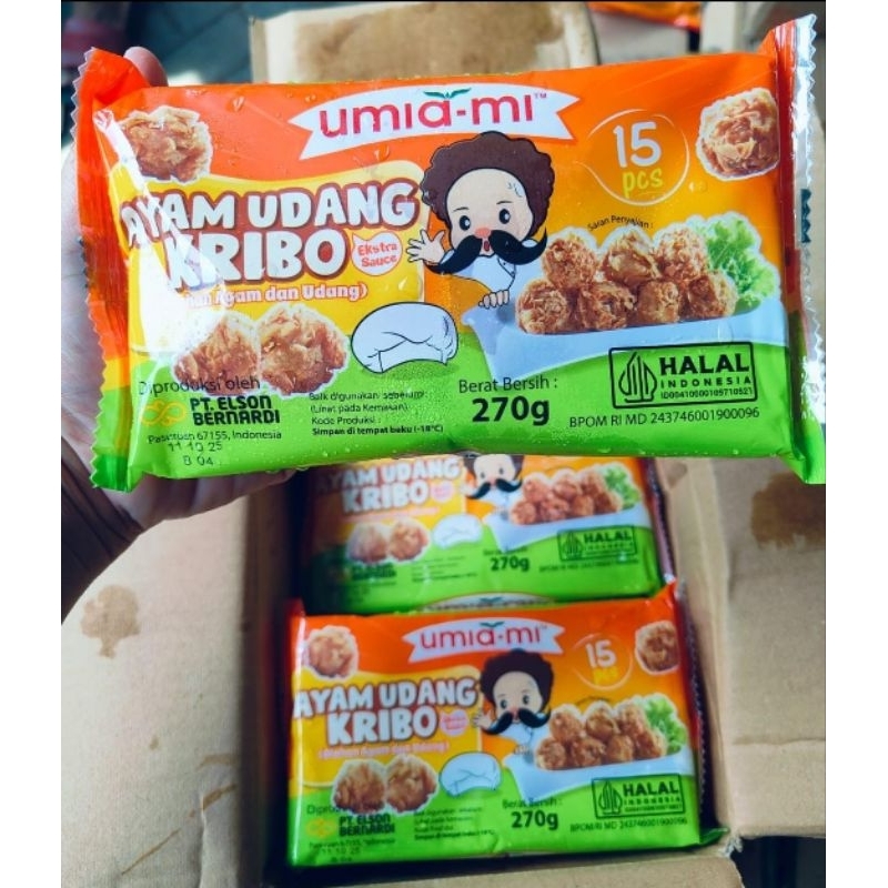 

AYAM UDANG KRIBO 270G - UMIAMI FROZEN FOOD