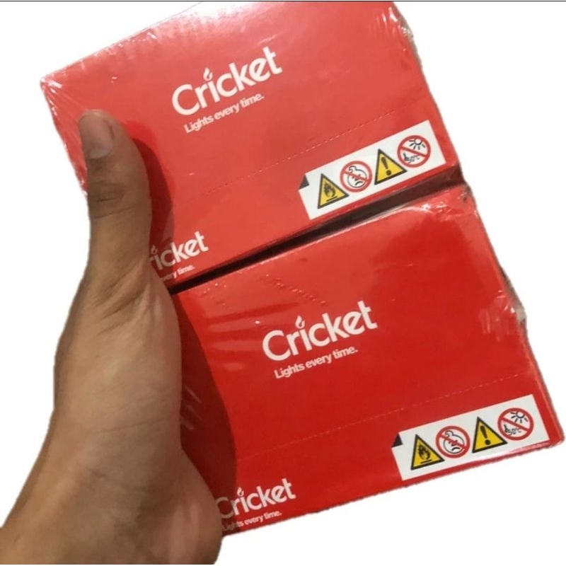 Korek Api Cricket Original SNI 100% - 1 Box isi 25 pcs