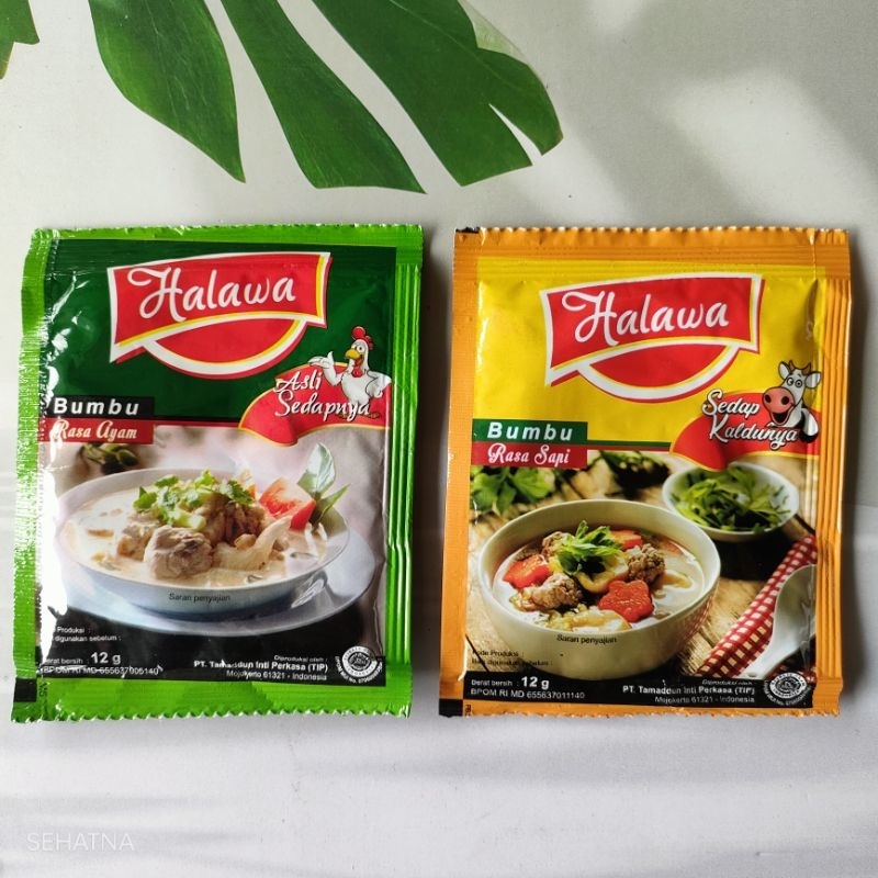 

HALAWA Bumbu penyedap rasa Probiotik 12gr persachet