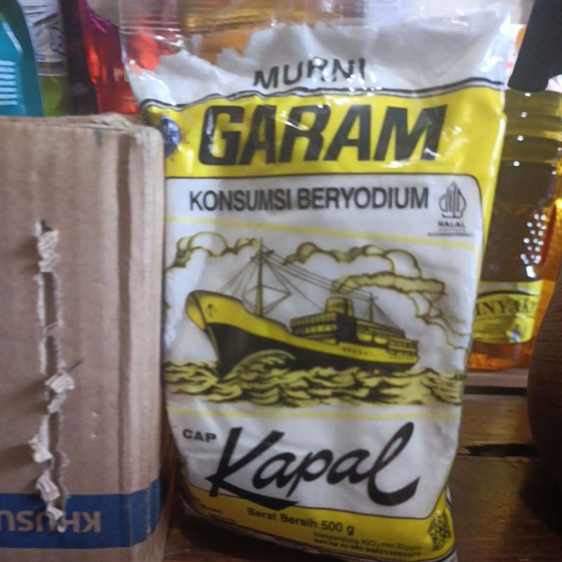 

garam cap kapal isi 500G