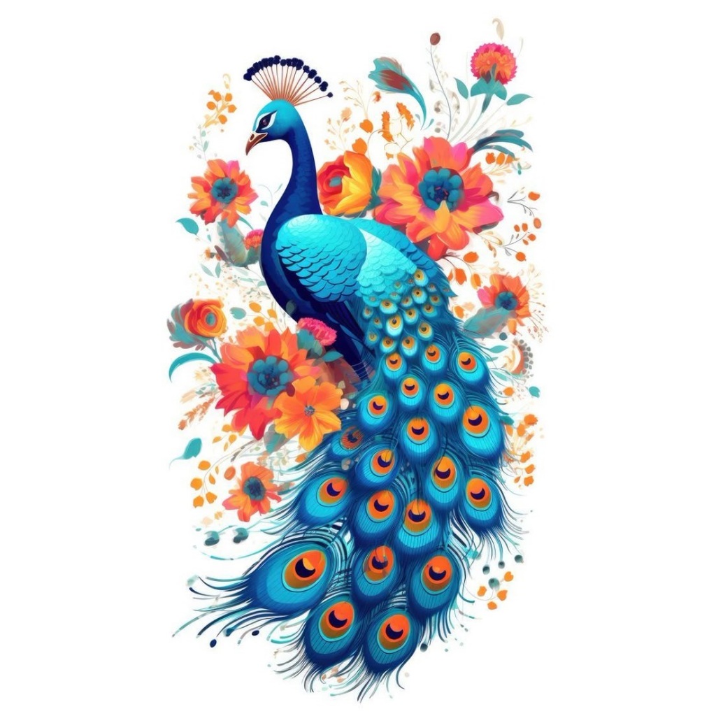 TOPPER MERAK Dekorasi Buket SESERAHAN // Perlengkapan buket uang // Burung Merak Untuk Buket // Buru