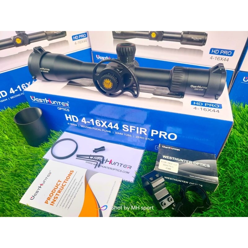 TELESCOPE WESTHUNTER HD 4-16x44 SFIR PRO zero stop