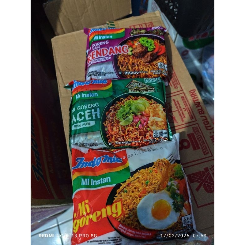 

Indomie goreng 85gr /rendang /aceh 85gr