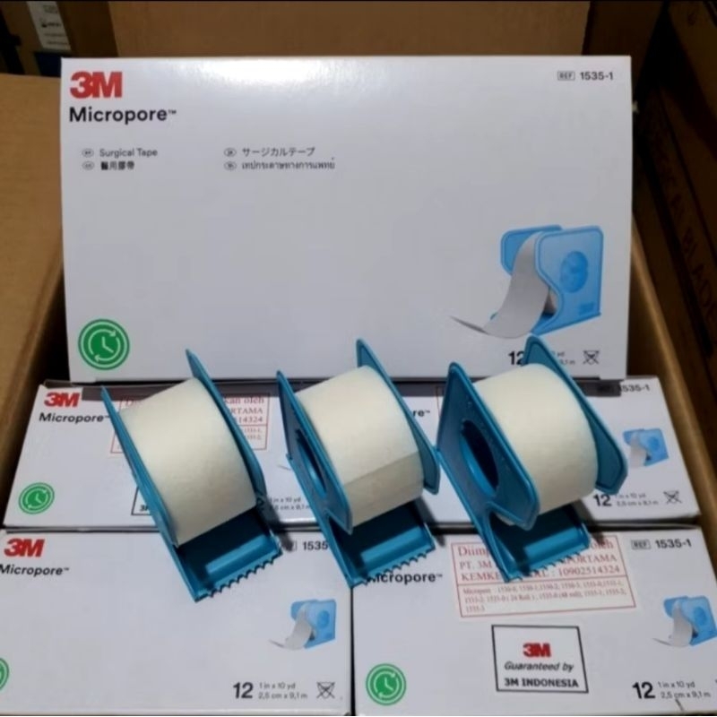 3M Micropore Plester Roll Putih Per Piece