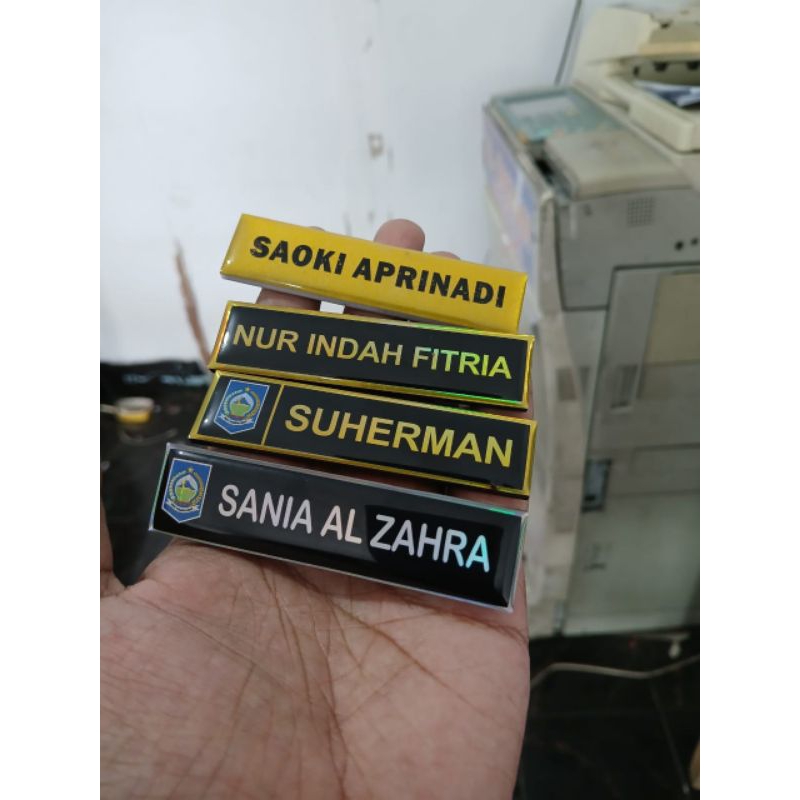 

Name tag/ Papan nama Akrilik