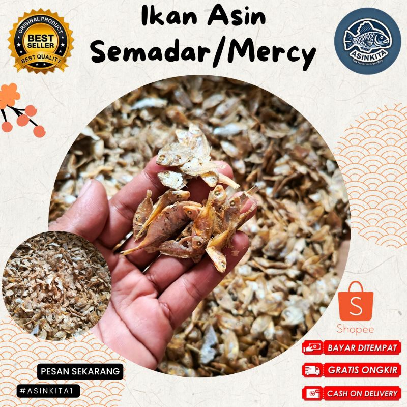 

Ikan Asin Semadar / tapis super / mercy / tepis 1 kg
