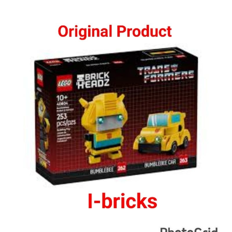 Lego Brickheadz 40804 Bumblebee Robot & Vehicle