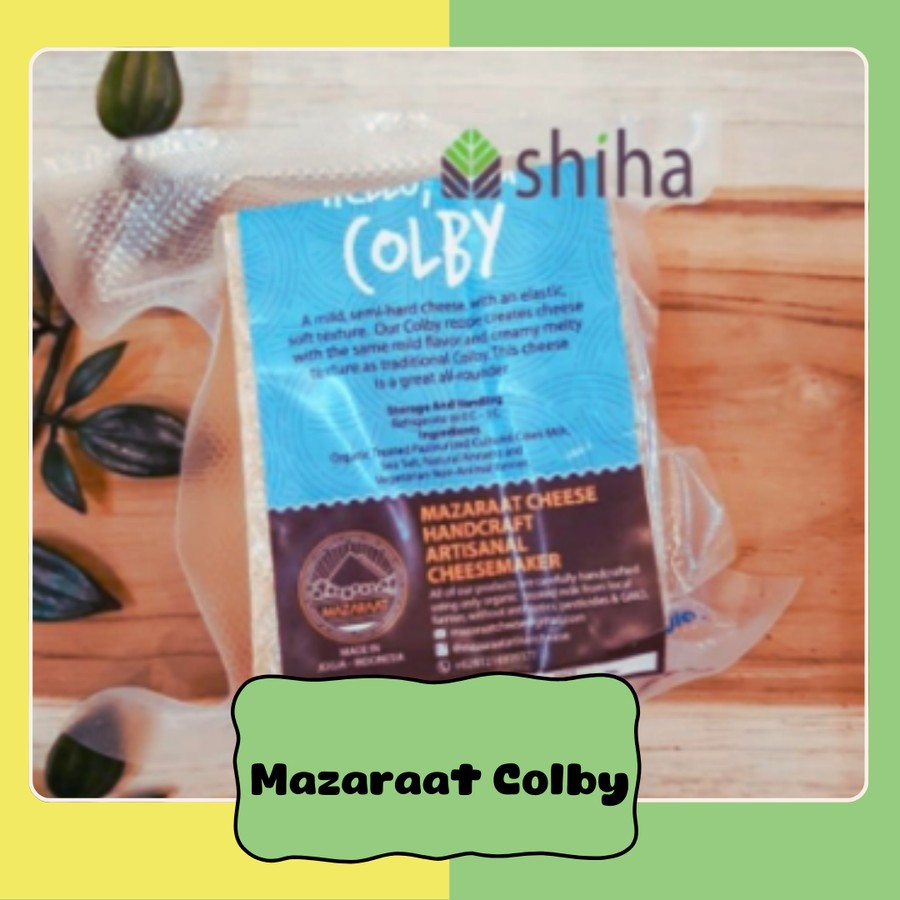 

SHIHA - Mazaraat Colby Cheddar Organic - Artisan Cheesemaker | Halal |