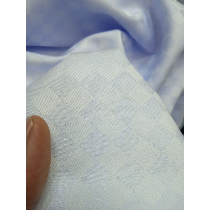 BAHAN KEMEJA KOKO KAIN KATUN DOBBY ITALY IMPORT KOTAK KECIL