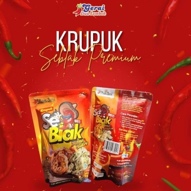 

[PREMIUM] KERUPUK SEBLAK LEVEL 3 DAN 4 PEDAS NAMPOL!!!