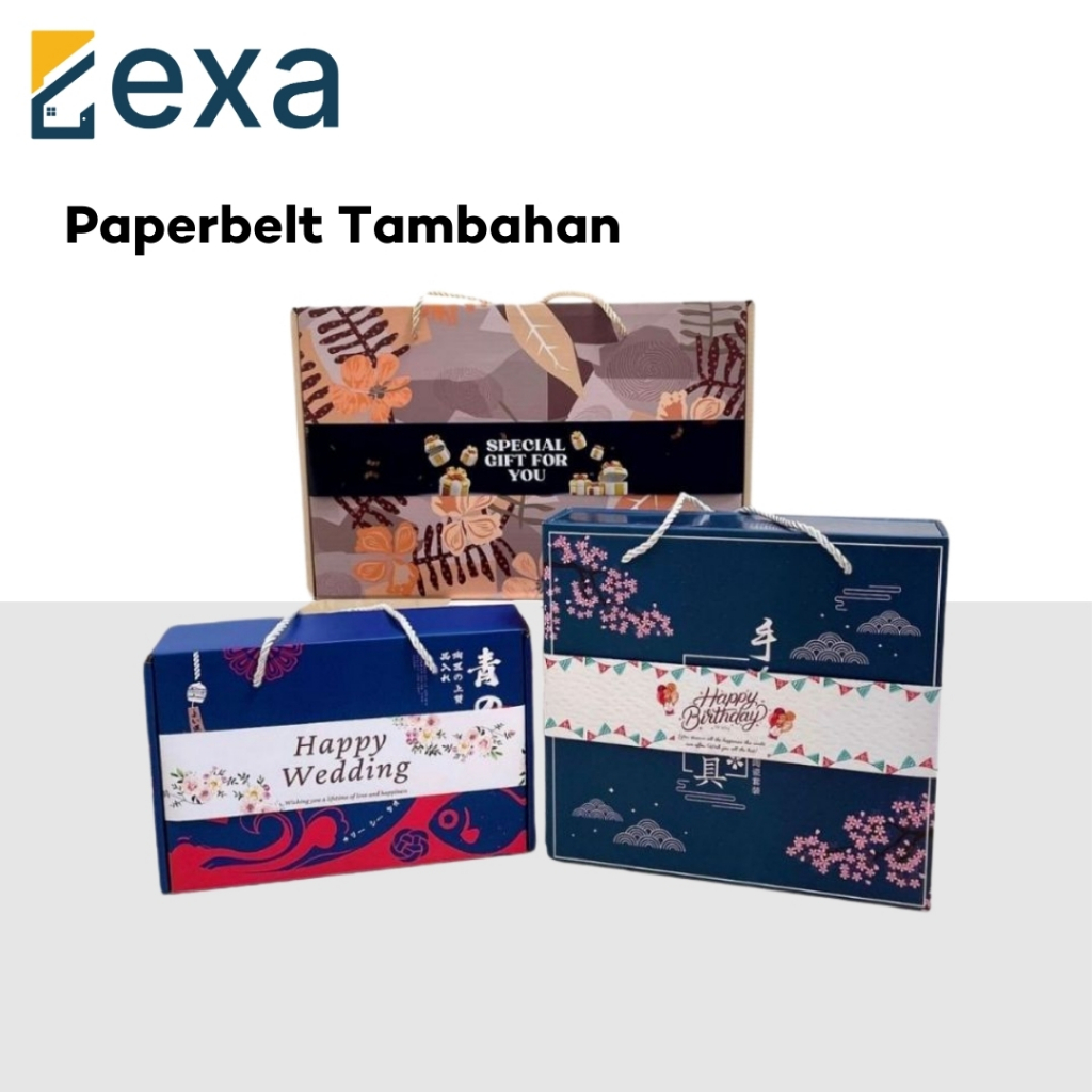 

Tambahan Paperbelt Universal Kado Wedding Kado Ultah Birthday Gift