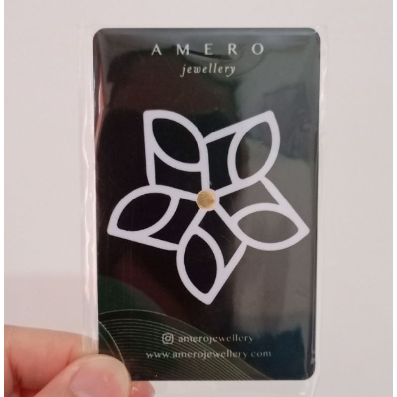 Fine Gold Amero jewellery 0.025 gr