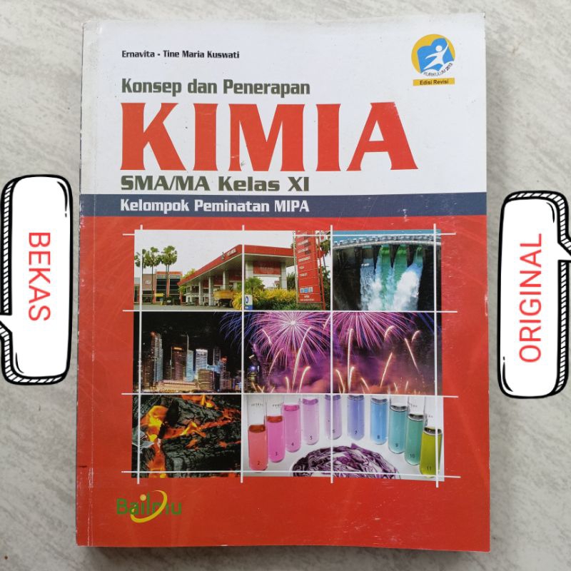 Buku Konsep dan Penerapan KIMIA kelas 11 XI 2 II SMA MA SMK MAK Penerbit Bailmu Kurikulum 2013 Edisi