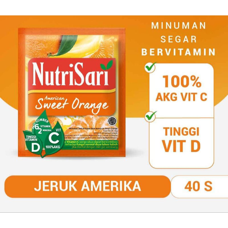 

nutrisari american sweet orange 10 sachet-minuman serbuk tinggi vitamin c dan d