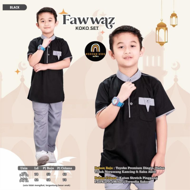 Goenzshop Setelan Koko Anak Fawwaz