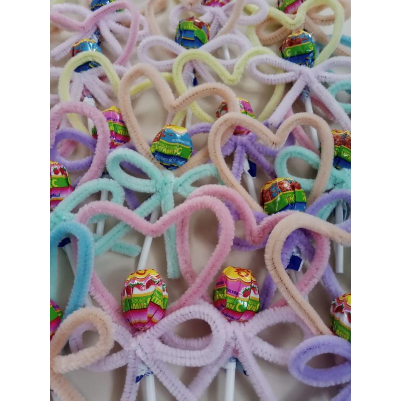 

gift permen kawat bulu love