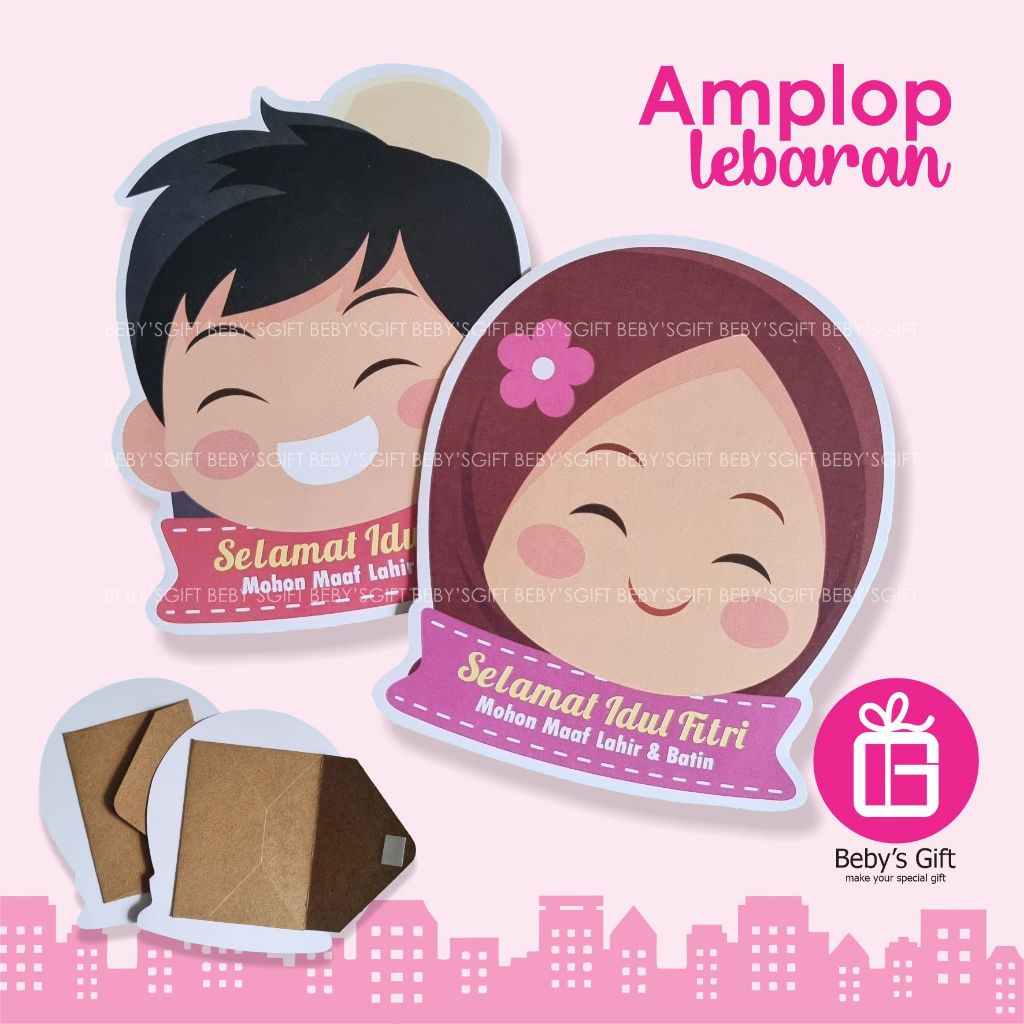 

Beby's Gift Amplop Lebaran 3D Karakter Anak