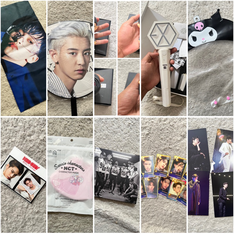 preloved barang kpop exo nct seventeen straykids woozi chanyeol johnny winwin doyoung mark kuromi hy