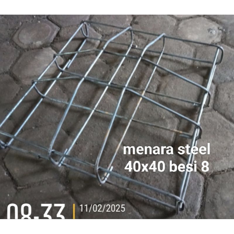 cakar ayam pondasi rumah 40x40 bahan besi 8