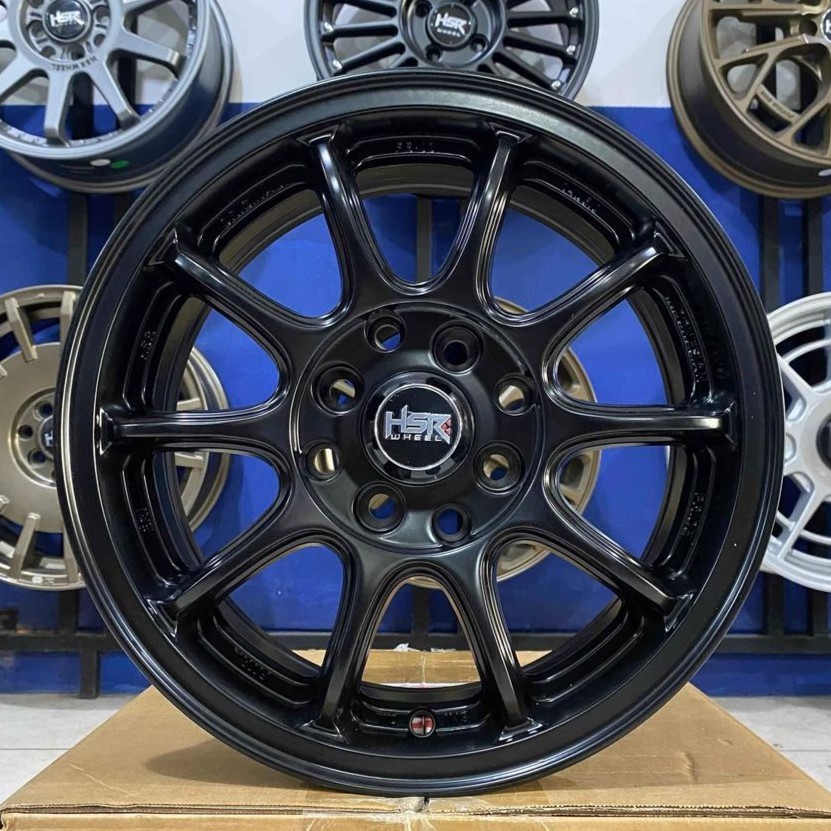 Velg Racing Mobil Agya, Ayla, Brio, R14 Pnp Ban Standar, Velg Hsr Wheel Fe-03