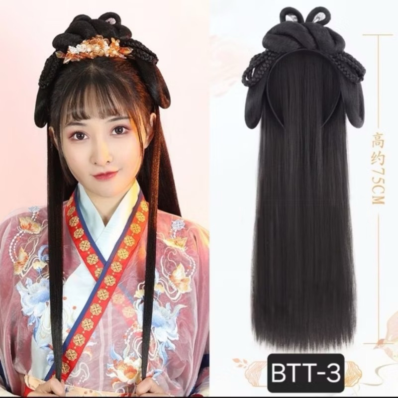 Bando Wig Rambut China/ Bando Hanfu/ Wig China