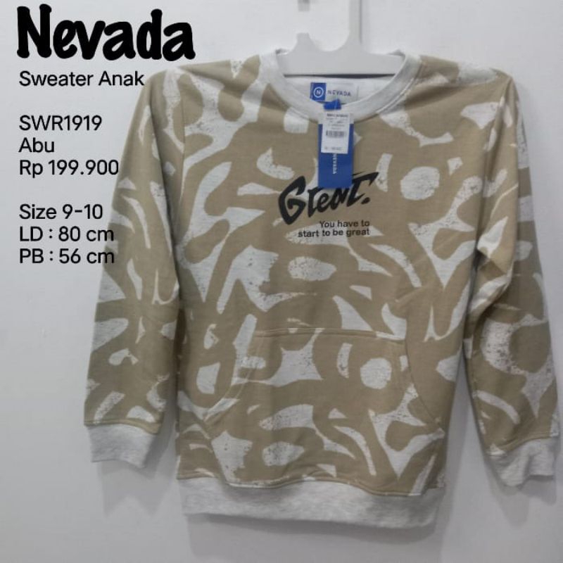 SWEATER ANAK LAKI NEVADA ORIGINAL