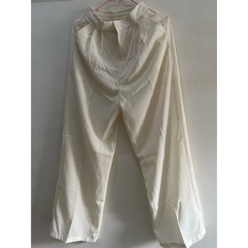 Celana Kulot ivory (preloved)