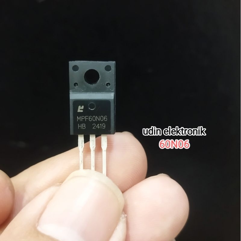 mosfet 60n06 fet body kecil transistor 60 n 06