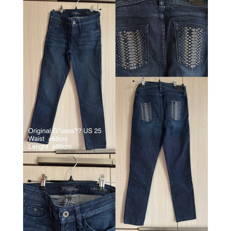 preloved celana jeans wanita Guess ?? 100%% original kualitas premium kondisi bagus banget