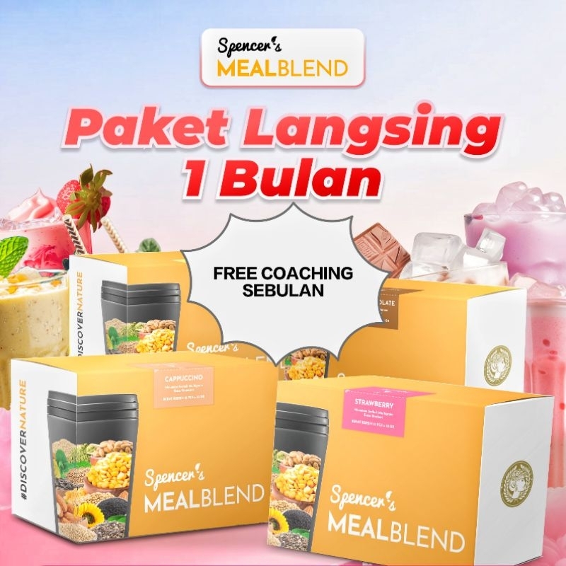 

SPENCER'S MEALBLEND BUNDLING 4 BOX PAKET SLIM 1 BULAN