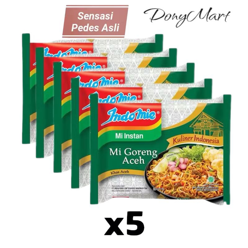 

{ 5 PCS } Mie Indomie Aceh Mie Goreng