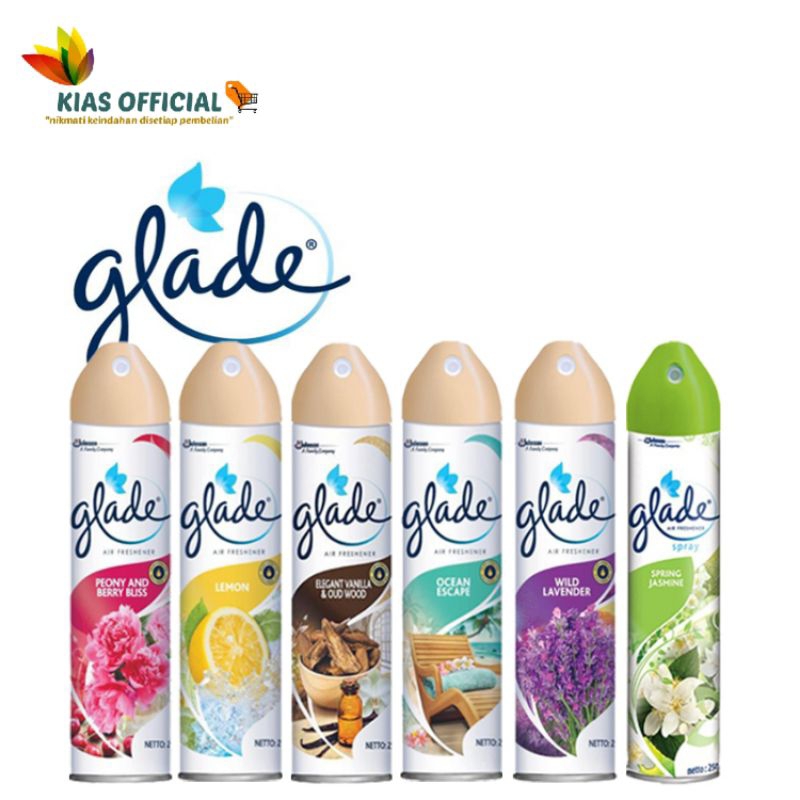 GLADE AEROSOL SPRAY 225ML PENGHARUM RUANGAN