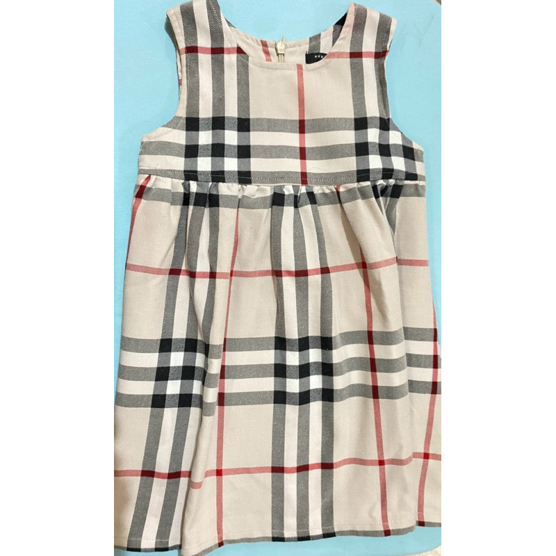 (Preloved) Burberry Dress Anak Perempuan usia 3-4 tahun
