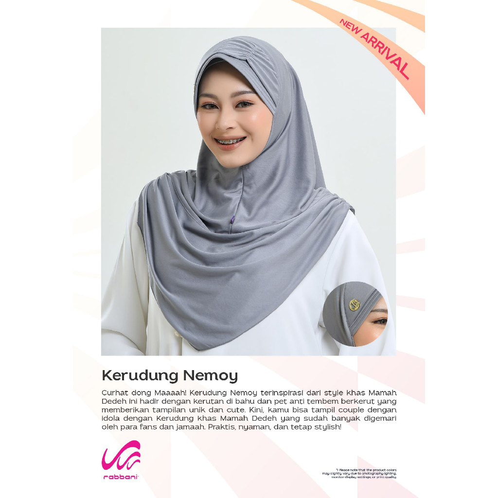 RABBANI ORI - New Kerudung Instan Dewasa Rabbani Kerudung Nemoy