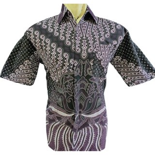 Kemeja Batik Lengan Pendek Slim Fit