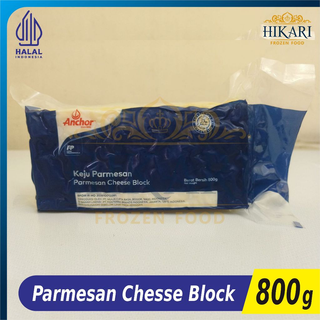 

Anchor Parmesan Chesse Block 800g - Keju Parmesan - Keju Parmesan Anchor