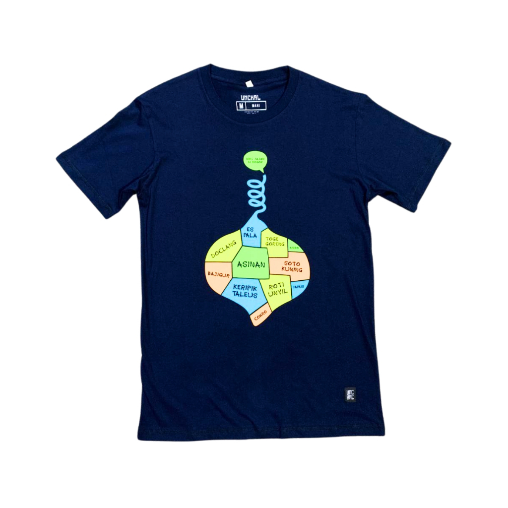 UNCHAL KAOS BOGOR / JAJANAN BOGOR / BIRU NAVY