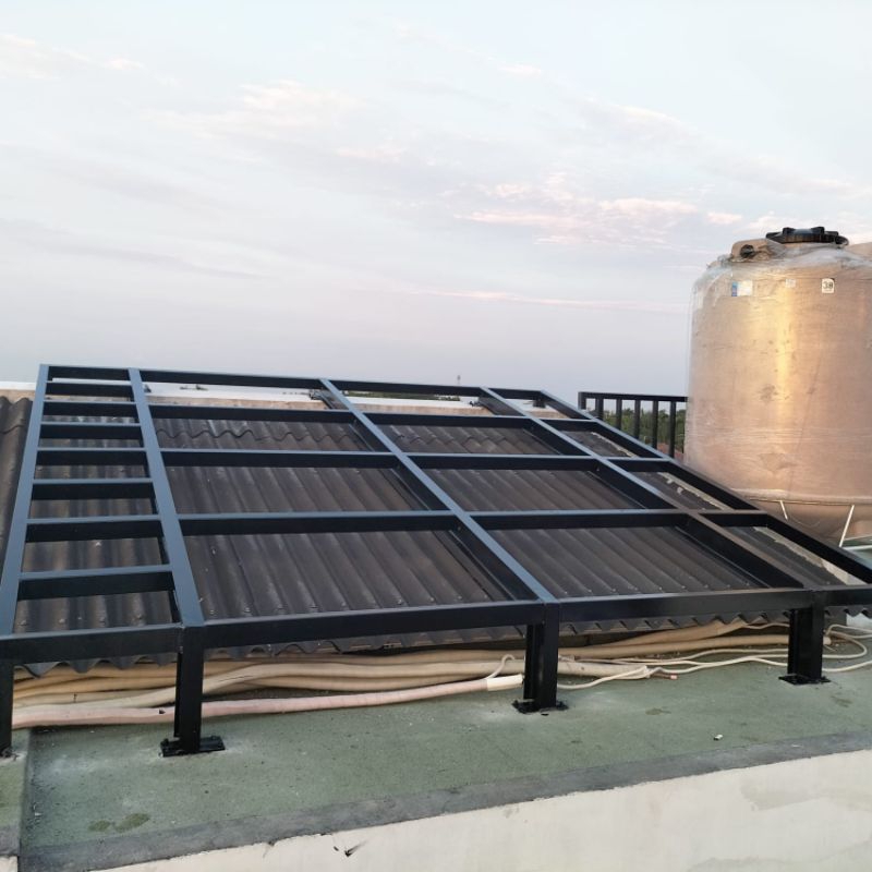 kanopi kaca besi holo