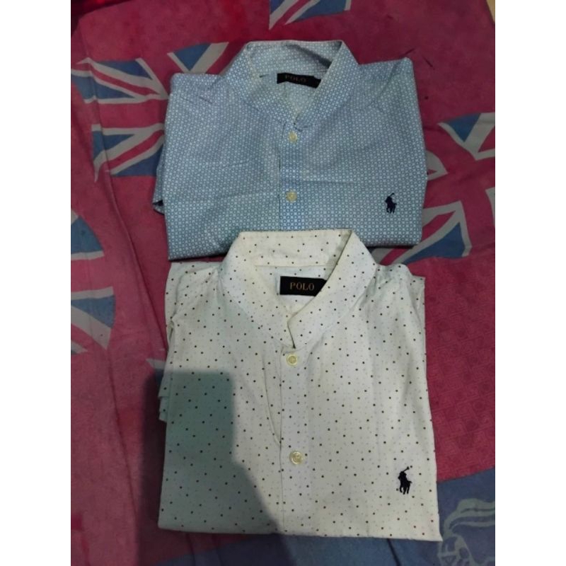 kemeja sanghai koko pria merk polo borongan second preloved