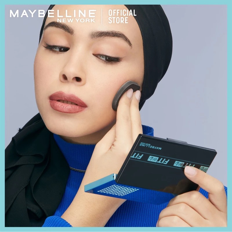 Maybelline Official Fit Me 24HR Oil Control Powder Foundation 5 Gr Make Up Bedak Two Way Cake TWC Sp