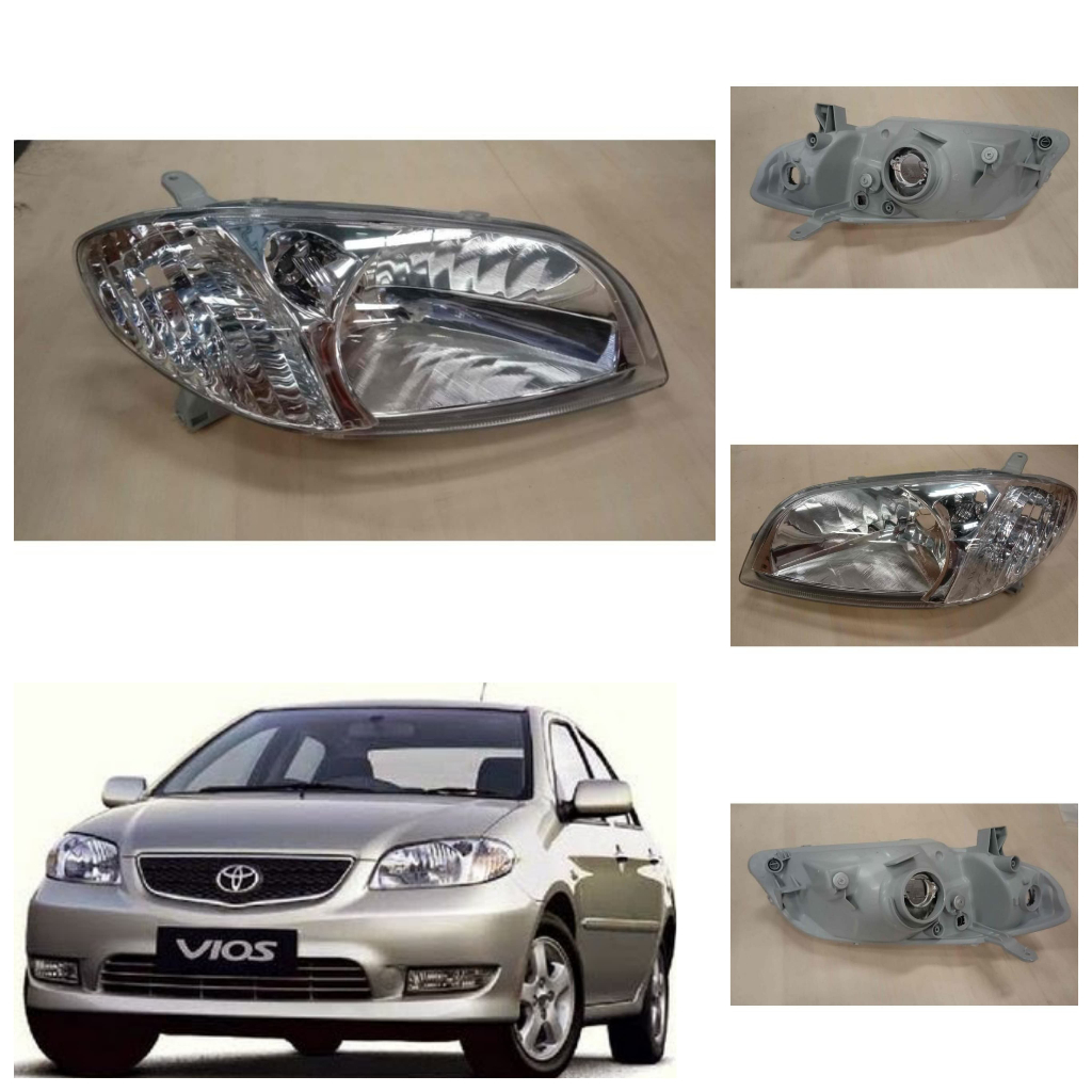 HEADLAMP LAMPU DEPAN VIOS OLD 2003 SAMPAI 2005