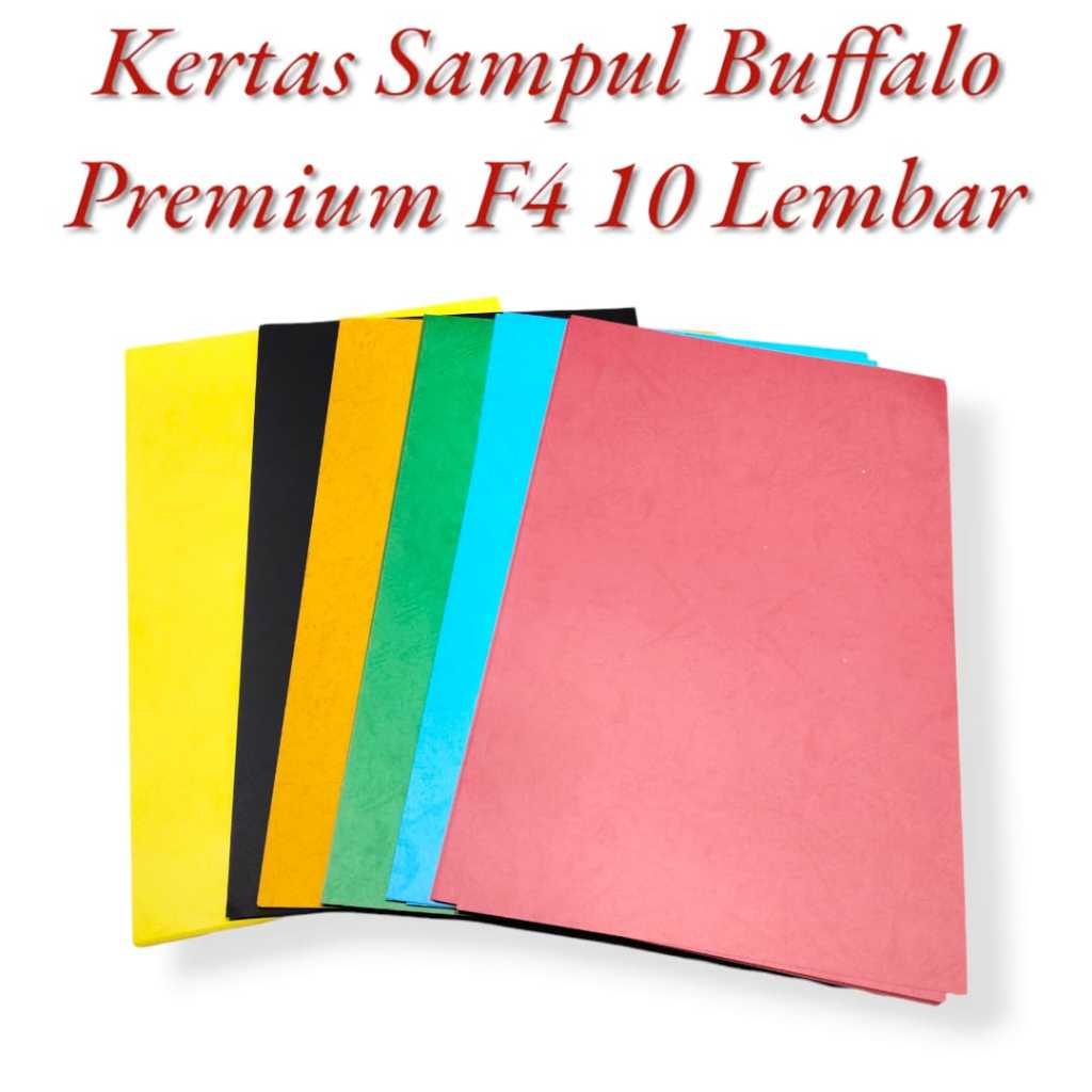 

Kertas Buffalo Ukuran F4 160 Gsm Isi 10 Lembar / Kertas Cover Jilid