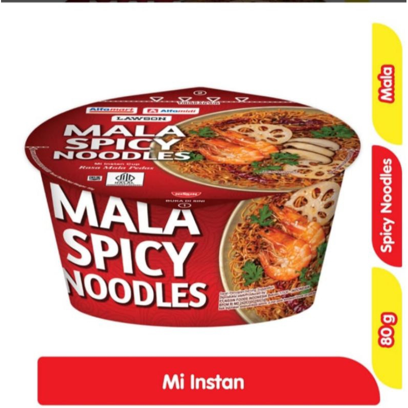 

Alfamart Mi Instan Cup Mala Pedas 80 gr