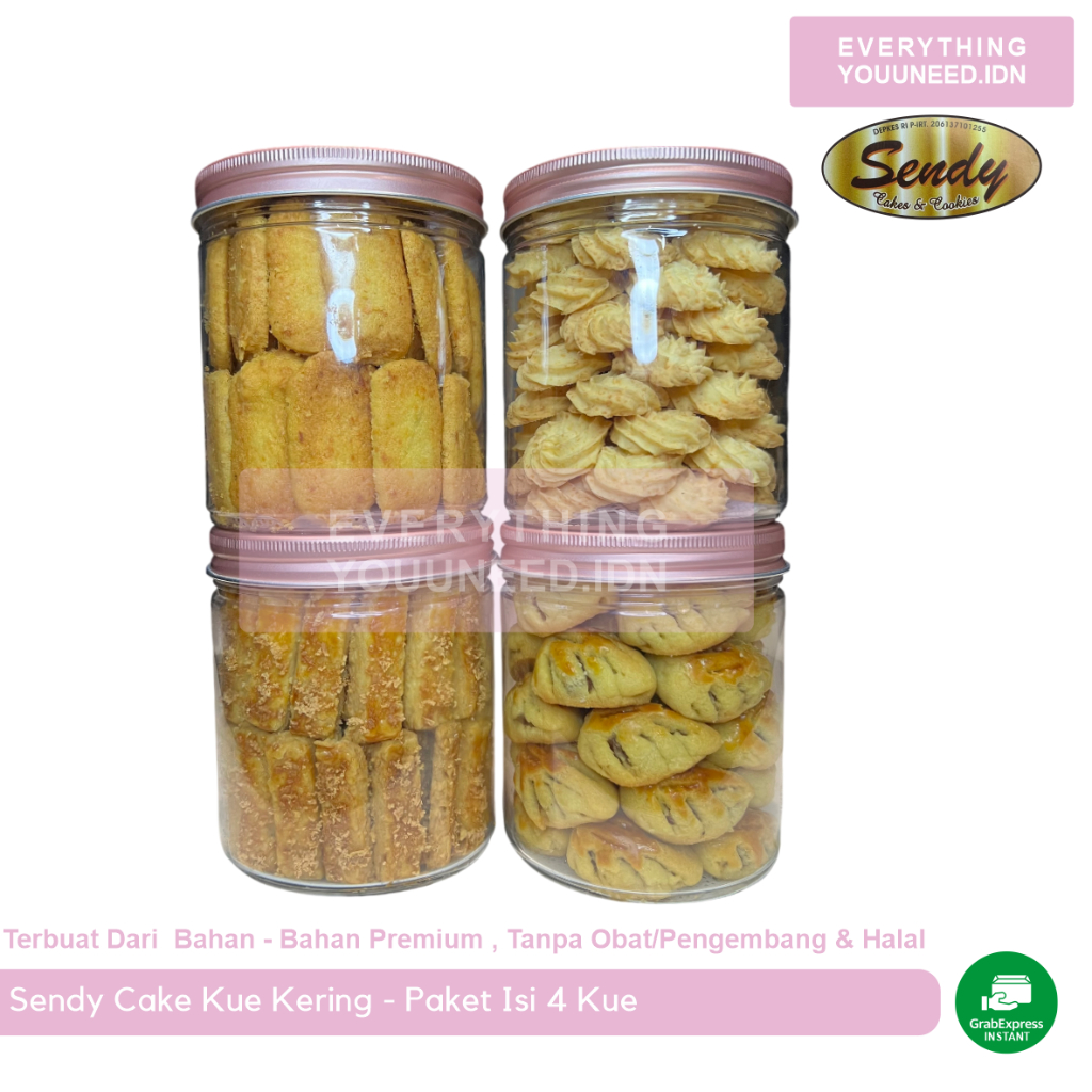 

Paket Kue Kering Premium Sendy Cakes